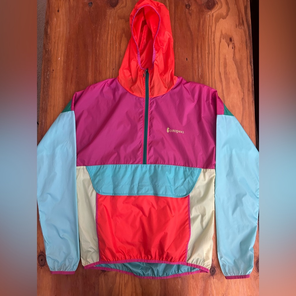 Multi color Cotopaxi wind breaker unisex